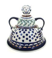 Polish Pottery Evergreen Cheese Lady