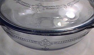Vintage Anchor Hocking Philbe Sapphire Blue 2 Quart Casserole N2