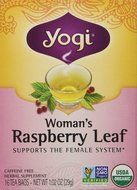 YOGI TEA,WOMAN&#039;S RSPBRY LEAF, 16 BAG