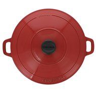 Chasseur 7.1-quart Red French Enameled Cast Iron Round Dutch Oven N3