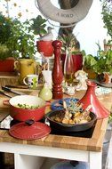 Chasseur 7.1-quart Red French Enameled Cast Iron Round Dutch Oven N5