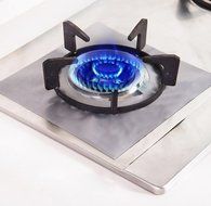 Gooday 8 Pcs x Aluminum foil Teflon Gas Hob Oil Protector Liner Reusable Stove Clean Mat Pad,27x27cm/ 10.6x10.6... N2