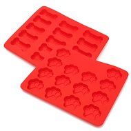 "2Pcs Flexible Silicone Footprint Bone Cake Mold Chocolate Kitchen Baking Tools" shopping