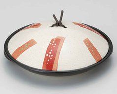 Komon for 1-2 persons 7.1inch Donabe Japanese Hot pot White Ceramic Made in Japan