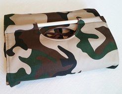 9x13 Camo Casserole Carrier, Free Shipping, Olive Green, Tan &amp; Brown, Can be Personalized
