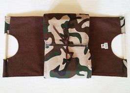 9x13 Camo Casserole Carrier, Free Shipping, Olive Green, Tan &amp; Brown, Can be Personalized N2