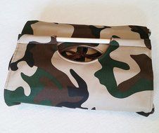 9x13 Camo Casserole Carrier, Free Shipping, Olive Green, Tan &amp; Brown, Can be Personalized N6