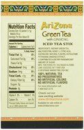 AriZona Green Tea with Ginseng Sugar Free Iced Tea Stix, 10 Count, (Pack of 6) N3