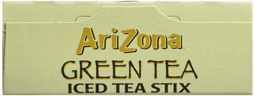 AriZona Green Tea with Ginseng Sugar Free Iced Tea Stix, 10 Count, (Pack of 6) N5