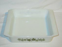 Vintage Pyrex Spring Blossom - Crazy Daizy Glass Square Baking Dish