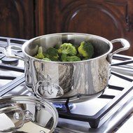 KitchenAid KCT60CSST Tri-Ply Stainless Steel 6-Quart Low Casserole with Lid Cookware - Stainless Steel