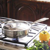 KitchenAid KCT60CSST Tri-Ply Stainless Steel 6-Quart Low Casserole with Lid Cookware - Stainless Steel N11