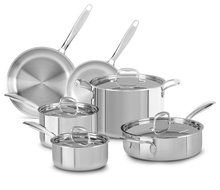 KitchenAid KCT60CSST Tri-Ply Stainless Steel 6-Quart Low Casserole with Lid Cookware - Stainless Steel N13