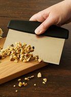 Pastry Scraper and Cutter : Professional Quality Stainless Steel Bench Knife , Dough Scraper , Nut Chopper , Chocolate... N5