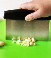 Pastry Scraper and Cutter : Professional Quality Stainless Steel Bench Knife , Dough Scraper , Nut Chopper , Chocolate... N6