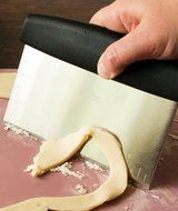 Pastry Scraper and Cutter : Professional Quality Stainless Steel Bench Knife , Dough Scraper , Nut Chopper , Chocolate... N7