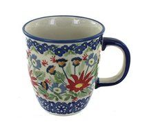 Polish Pottery Jungle Bouquet Coffee Mug