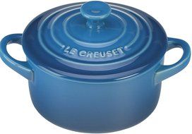 Le Creuset Stoneware Petite Round Casserole, 8-Ounce, Caribbean N5