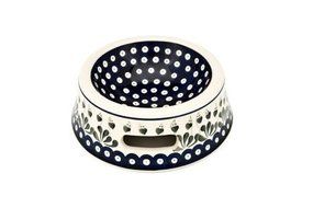 Polish Pottery Alyce Cat Bowl