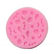 Mr.S Shop DIY Halloween Cartoons With Moons Stars Pumpkins Ghosts Bats Silicone Mold Fondant Cake Chocolate Mould... N3