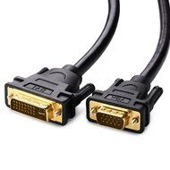 Ugreen DVI 24+5 DVI-I Dual Link to VGA Male to Male Digital Video Cable Gold Plated Support 1080P for Gaming,...
