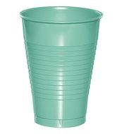 Creative Converting 318882 20 Count Plastic Cups, 12 oz, Fresh Mint