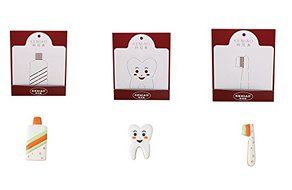 Astra shop 3-Piece Tooth Brush/Teeth/ Toothpaste Cookie Cutters Set in Durable Stainless Steel N3
