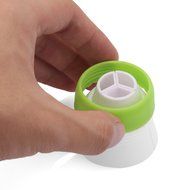 Pack of 2 - UTEN Tri-color Coupler Russian Nozzles Cupcake Icing Piping Bag Converter Bakeware Tool N2