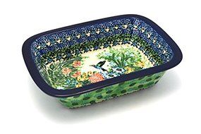 Polish Pottery Baker - Rectangular with Grip Lip - Unikat Signature U3271