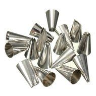 16pcs Icing Piping Nozzles Pastry Tips Fondant Cake Sugarcraft Decorating Tool N3
