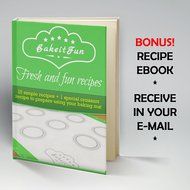 BakeitFun Silicone Baking Mat With Measurements, Half Sheet 16-1/2&quot; x 11&quot;. Bonus Digital eBook included N6