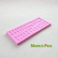 Mom&amp;pea 0522 Eyes Lace Shaped Silicone Mould for Fondant Cake Sugar Paste Cake Decoration 3d Cake Toppers Mold... N5