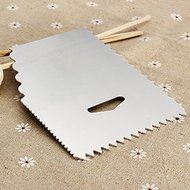 Bluelover Aluminum Cake Cream Scraper Baking Tool Cake Decorating Tool N3