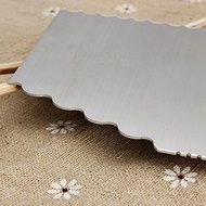 Bluelover Aluminum Cake Cream Scraper Baking Tool Cake Decorating Tool N6