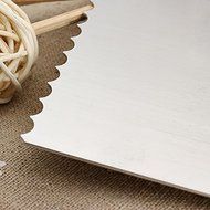 Bluelover Aluminum Cake Cream Scraper Baking Tool Cake Decorating Tool N7