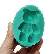 "Silicone 3D Bear Fondant Mold Cake Decoration DIY Mold Mould" shopping N3