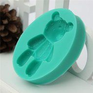 "Silicone 3D Bear Fondant Mold Cake Decoration DIY Mold Mould" shopping N5