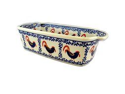 Polish Pottery Rectangular Baker Loaf Pan 9 x 5 x 2.5 N5
