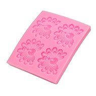 Mr.S Shop 3D 4PCS Peacock Shape Silicone Mold Candy Jelly DIY Sugarcraft Mold Cookware Dining Tools N5