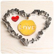 DIY Stainless Steel Cake Cookie Biscuit Mould 26pcs English Letters Shape Fondant Cutter Baking Accessories N6