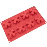 Freshware SL-126RD 8-Cavity Silicone Holiday Christmas Tree Muffin, Brownie, Cornbread, Cheesecake, Pudding, Jello... N5