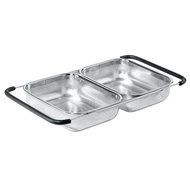 Oggi 5626.0 Over-The-Sink Stainless Steel Double Basket Strainer