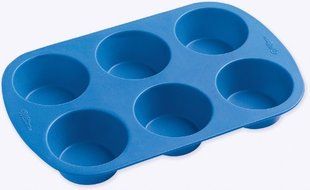 Easy-Flex Silicone Muffin Pan-6 Cavity