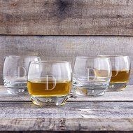 Cathy's Concepts Personalized Heavy Based Whiskey Glasses, Set of 4, Letter A N66