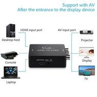Cingk HDMI To 3RCA Composite Video Audio AV/CVBS Component Converter Adapter with High Speed HDMI Cable, RCA Cable N5