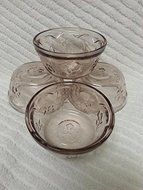 Rose Colored 6 Oz. Baking/ramekin Dishes ( Set of 4)