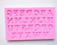 Bhbuy Silicone Alphabet Letter Trays Chocolate Mold Cake Fondant Decorating Tools