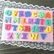 Bhbuy Silicone Alphabet Letter Trays Chocolate Mold Cake Fondant Decorating Tools N3