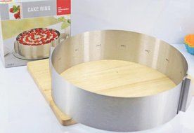 Adjustable Cake Setting Ring by Fansheng,Retractable Stainless Circle Mousse Ring Adjustable Cake Pan Size Mold... N3