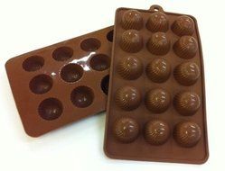 NY Cake Sphere Silicone Chocolate Mold, 15 Cavities